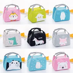 Portable Insulation Lunch Box Bag Outdoor Picnic Bento Ice Handbags Cute Beer Seafood Cooler Container Thermo Zip Pouch Supplies
