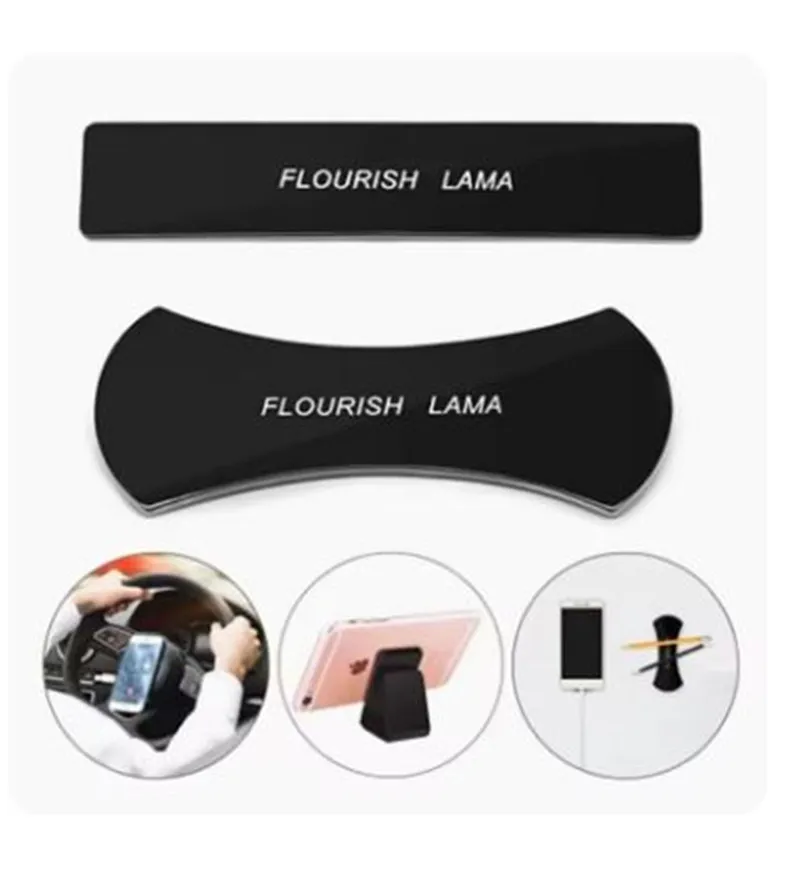 2Pcs Magic Nano Rubber Pad Universal Sticker No Trace Multi-Function Mobile Phone Holder Car Kits Car Bracket Pods