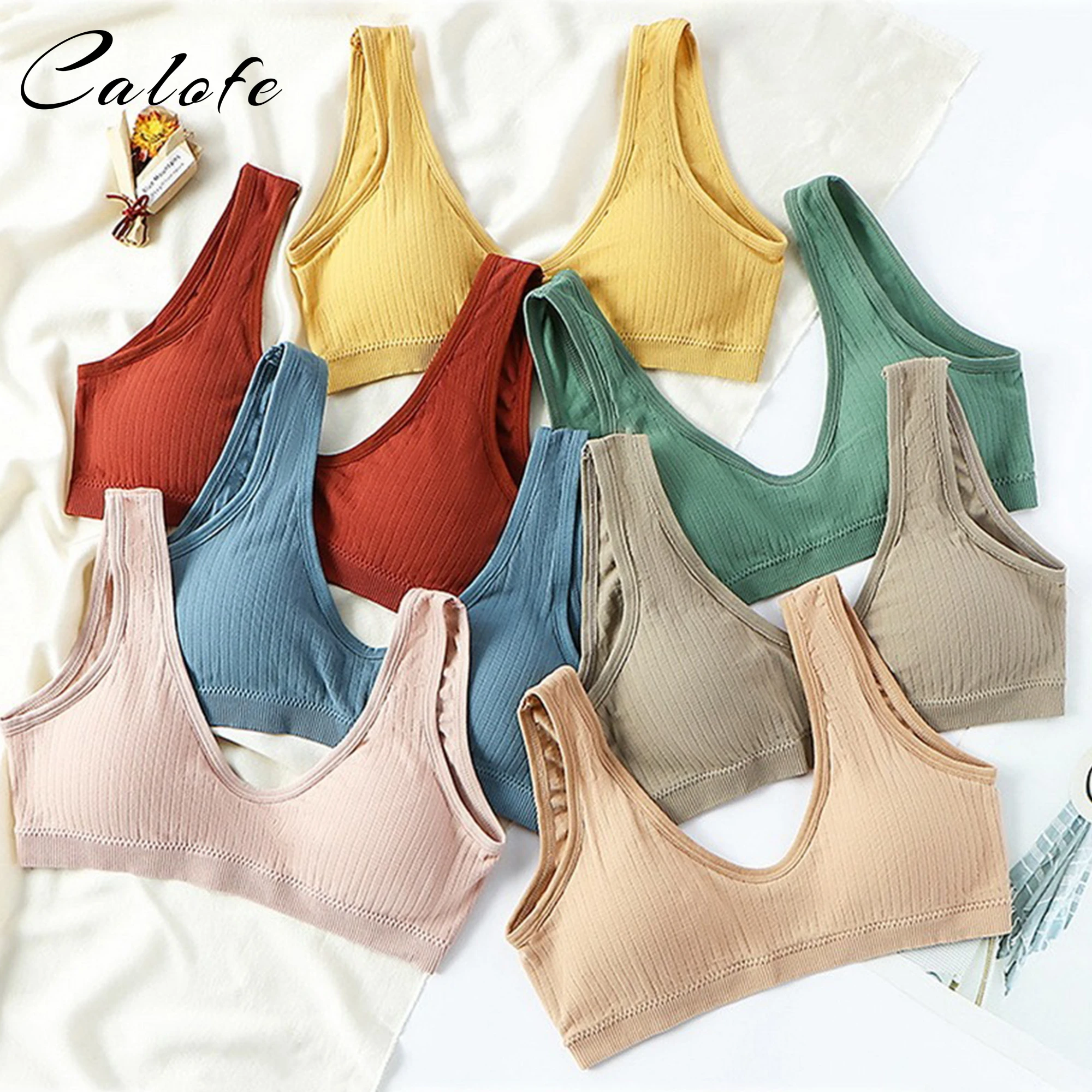 Summer V Neck Top Vest Girl Underwear Sports Bra Teenage Girls Clothing