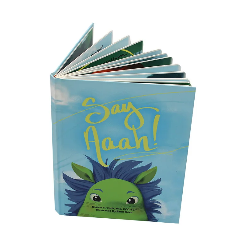 

custom Custom Hardcover Learning Anime Kids Board Book Children Book Printing