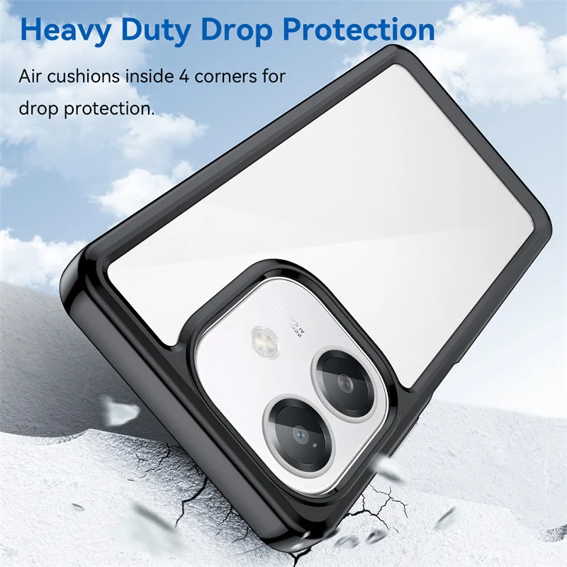 Custodia NEWTOP Per LG K50 / Q60 - Cover Morbida TPU Trasparente Anti Graffio, Sottile E Flessibile - 3
