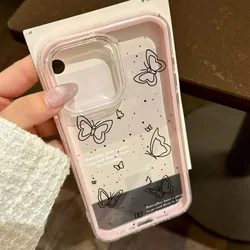Colorful Butterfly Phone Case - Vibrant Protective Cover - Galaxy S23 Ultra (NH89 - Pink)