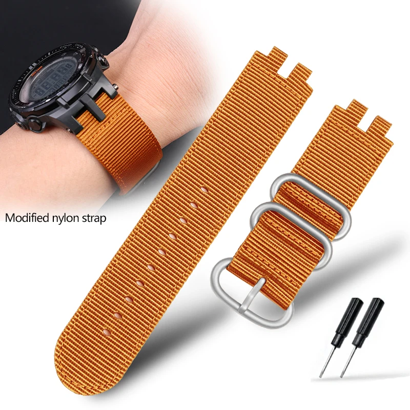 Durable Nylon Waterproof Outdoor Sports Watch Strap Bracelet