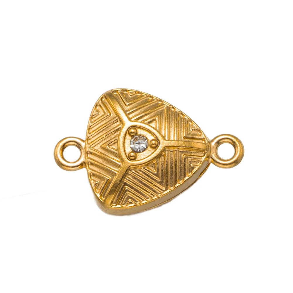 2 Sets Edelstahl Zirkon Magnetverschluss für Halsketten und Armbänder, Schmuckverschlüsse, Verlängerungen, Verschlussadapter für DIY-Bastelarbeiten – Detail 6