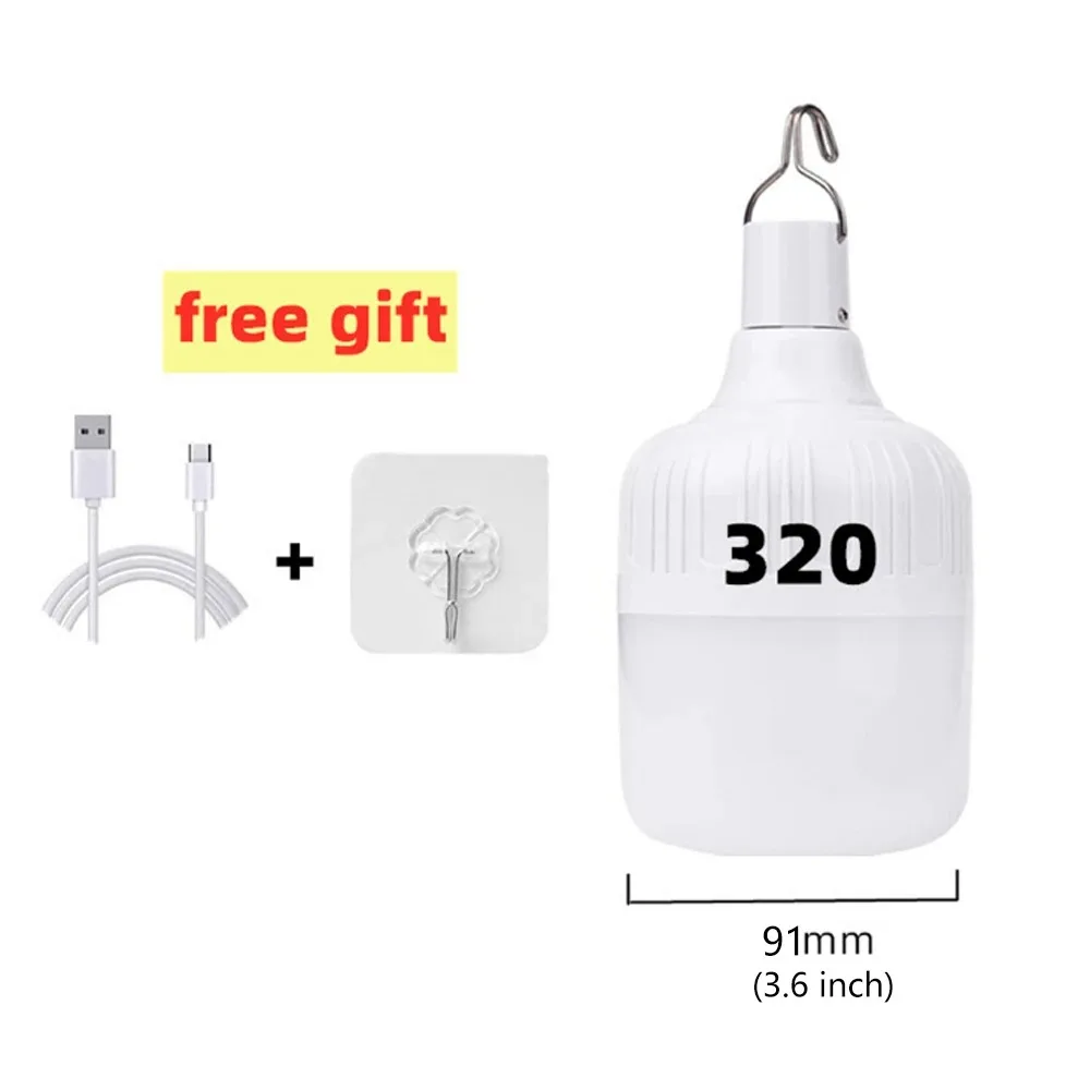 Rechargeable LED Portable Lantern for Outdoor Adventures and Emergency Use