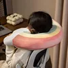 INS Hot Rainbow Cloud Star Moon Shell Plush Cushion Sleeping Pillow Home Decor Cushions Baby Shower Gifts 5
