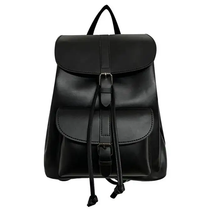 

2023 New Casual Women Backpack PU Backpack Bagpack Small School Bags for Girls