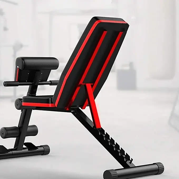 Multifunctional Adjustable Gym Workout Sit Up Weight Fitness Exercise Work Bench Set