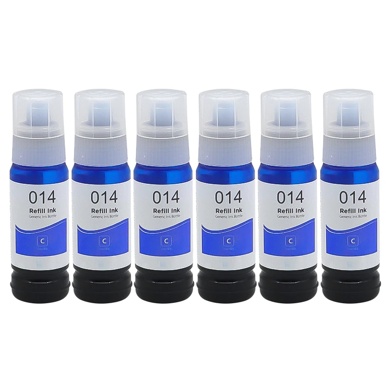 Vibrant 6-Color Dye Ink Set - 70ml