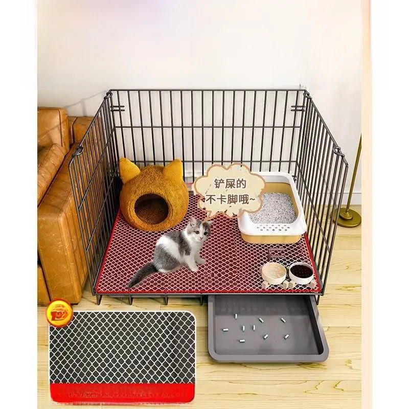실내 고양이 케이지 빌라, 화장실 내장형 초대형 넓은 공간, 가정용 쌓을 수 있는 고양이 집, 고양이 케이지 빌라