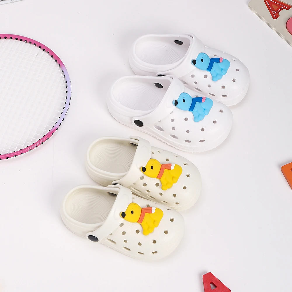 Summer Children Garden Clogs Shoes Kids Lightweight Breathable Cute Cartoon Fashion Slippers for Boys Girls Beach Sandal