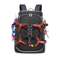 300X160X430mm  Large Capacity Drone Backpack 400D PU Waterproof Wrinkle Resistant Abrasion Resistant for FPV Outdoor Flying