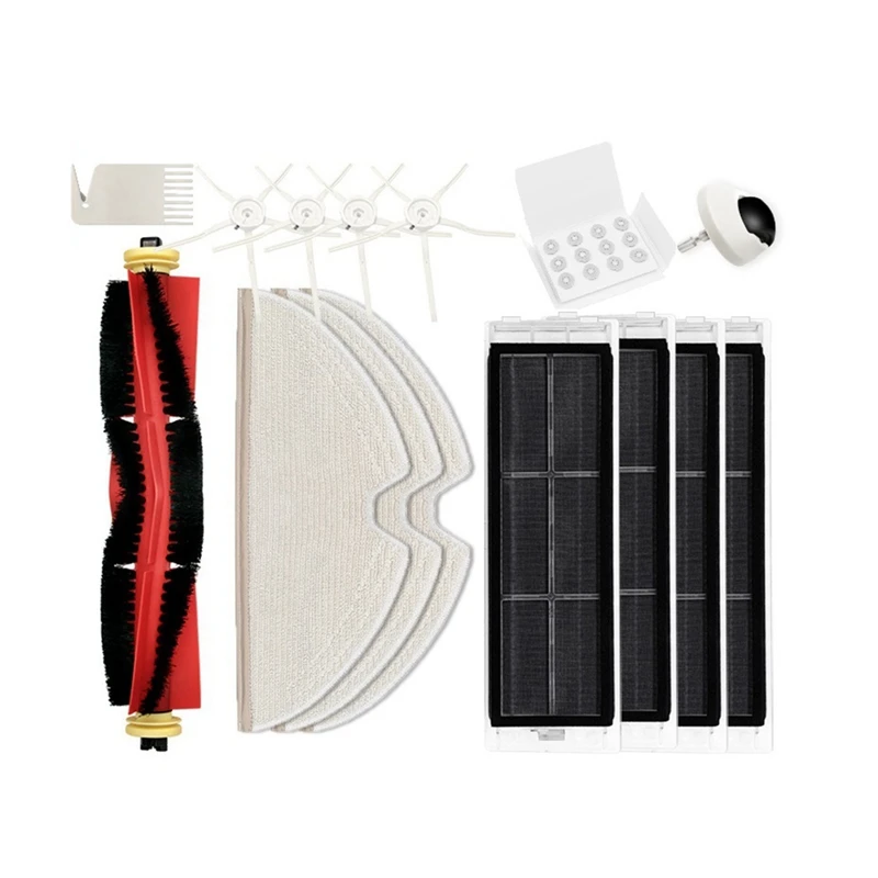 

Запчасти для пылесоса Xiaomi Roborock S51 E25 E35, фильтр НЕРА, основная и боковая щетки, сменные детали