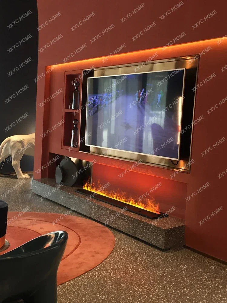 Fireplace Embedded Villa Home Living Room Humidification Decoration Simulation Fake Flame Electric Fireplace Outdoor