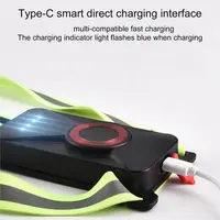 Adjustable Angle LED Running Vest With Rechargeable Battery, Ultra Bright Light 3