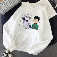 

Killua Hoodie Anime Unisex Plus Size Hoodies Sweatshirt Womenmen Hunter X Hunter Gon Printed Long Sleeve Harajuku Fashion Tops