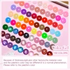 MEET ACROSS 80/20Pcs Glitter Gel Nail Polish Set Summer Sparkly Semi Permanent Hybrid Nail Art Varnish Manicure Kits For Nails 6