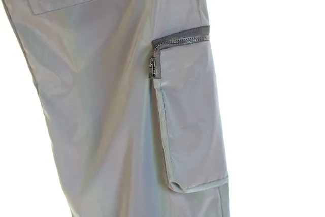 Colourful Holographic Reflective Cargo Pants 22