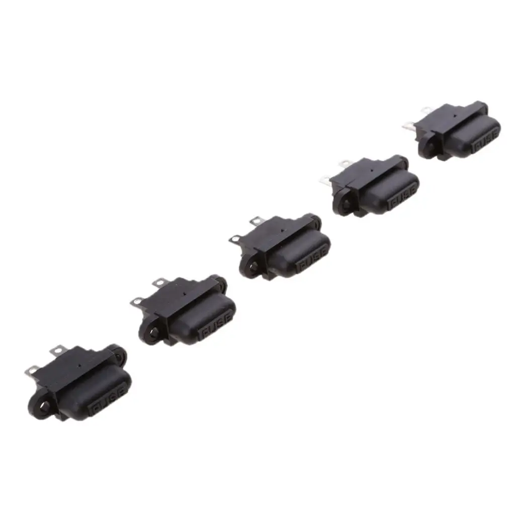 Fuse Holder 5Pcs 32V 30A Auto Car Boat Truck Blade Standard Fuse Holder Box Set With Cover