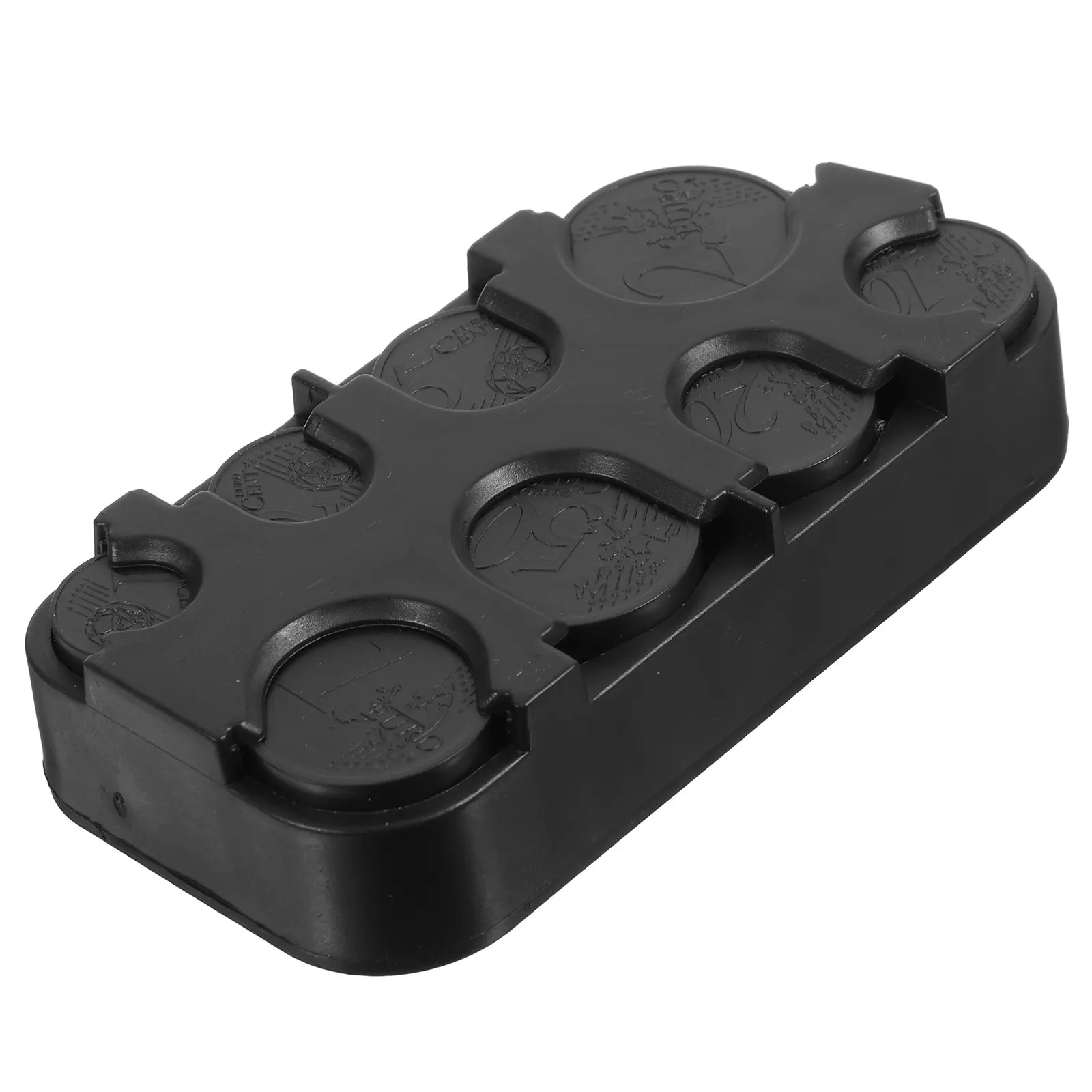 플라스틱 동전 홀더 대용량 방수 동전 보관 상자 달러 유로 동전용 휴대용 정리함 동전 컨테이너