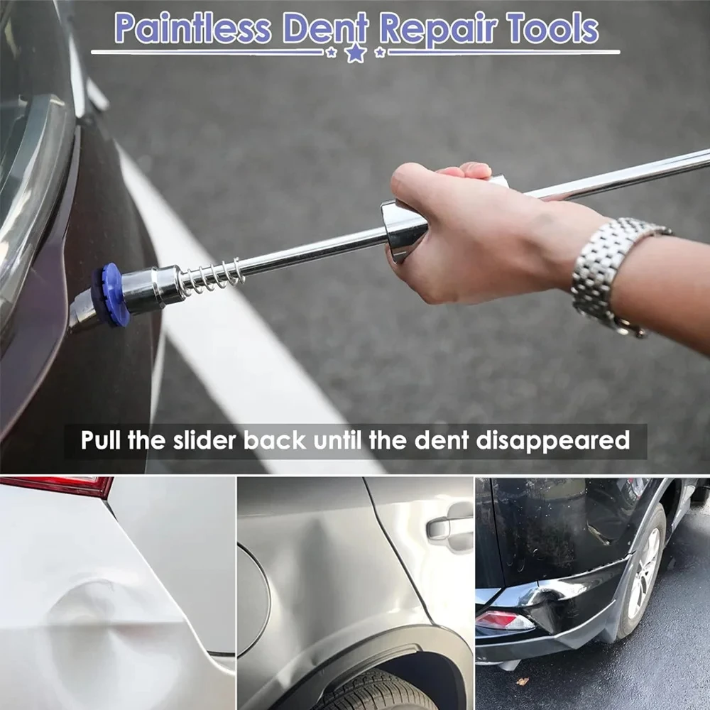 PDR Autobeulreparatur Werkzeug Set Professionelle Beulenentferner Lackfreie Beulenreparatur Auto Reparatur Werkzeug Set – Detail 9