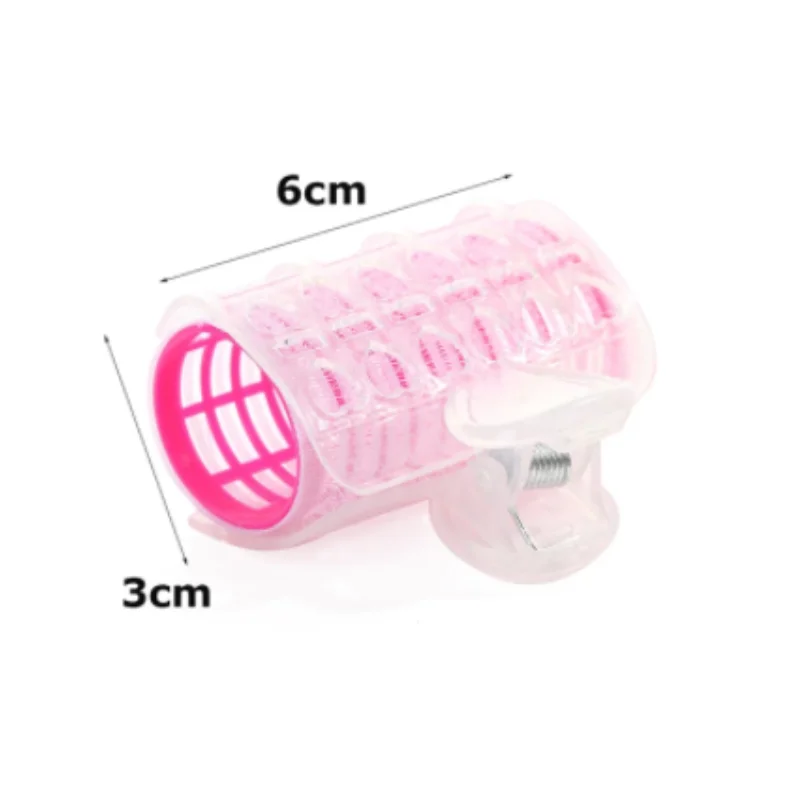 2/3Pc Plastic Self-adhesive Hair Lazy Rollers Bang Roll Hair Curler Curling Hairdressing Styling Tool for Women Pink Roller Hair Styling Tool Hair Curling Tools