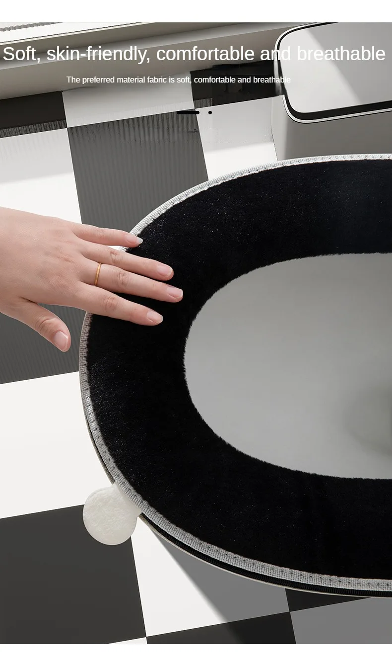Cute Panda Toilet Seat Warmer - Universal Fit