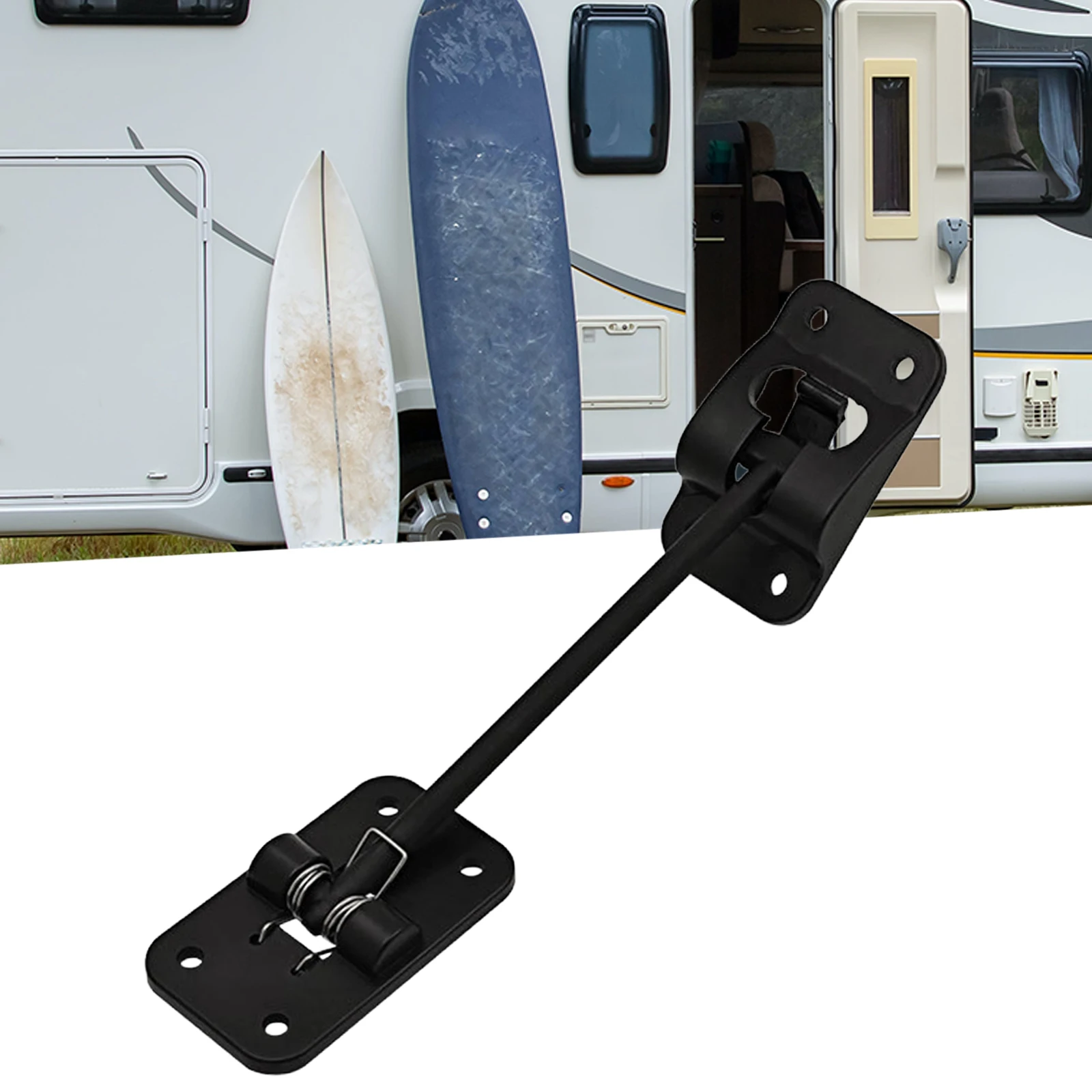 RV Door Holder Door Hardware Easy Installation Auto Accessories T Style Entry Door Catch Holder Latch Holder for Trailer 1