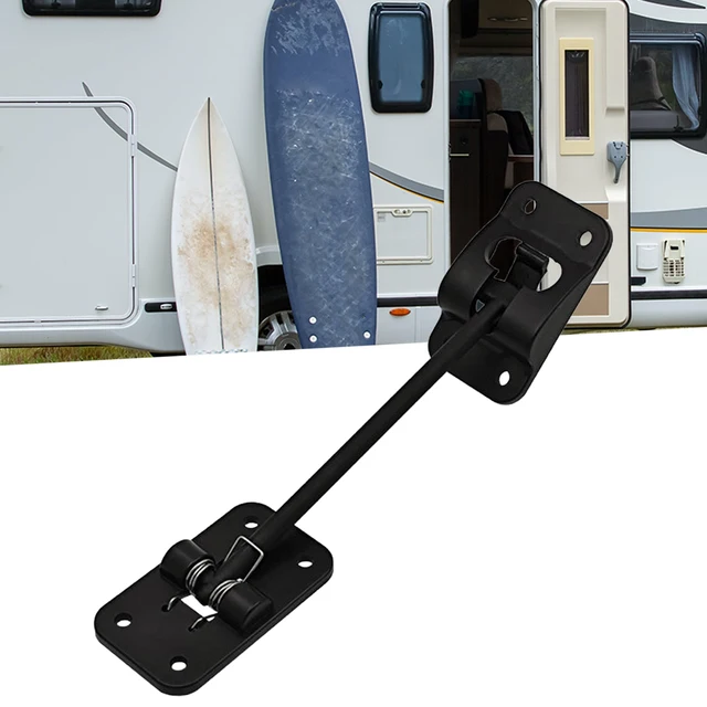 RV Door Holder Door Hardware Easy Installation Auto Accessories T Style Entry Door Catch Holder Latch Holder for Trailer 1