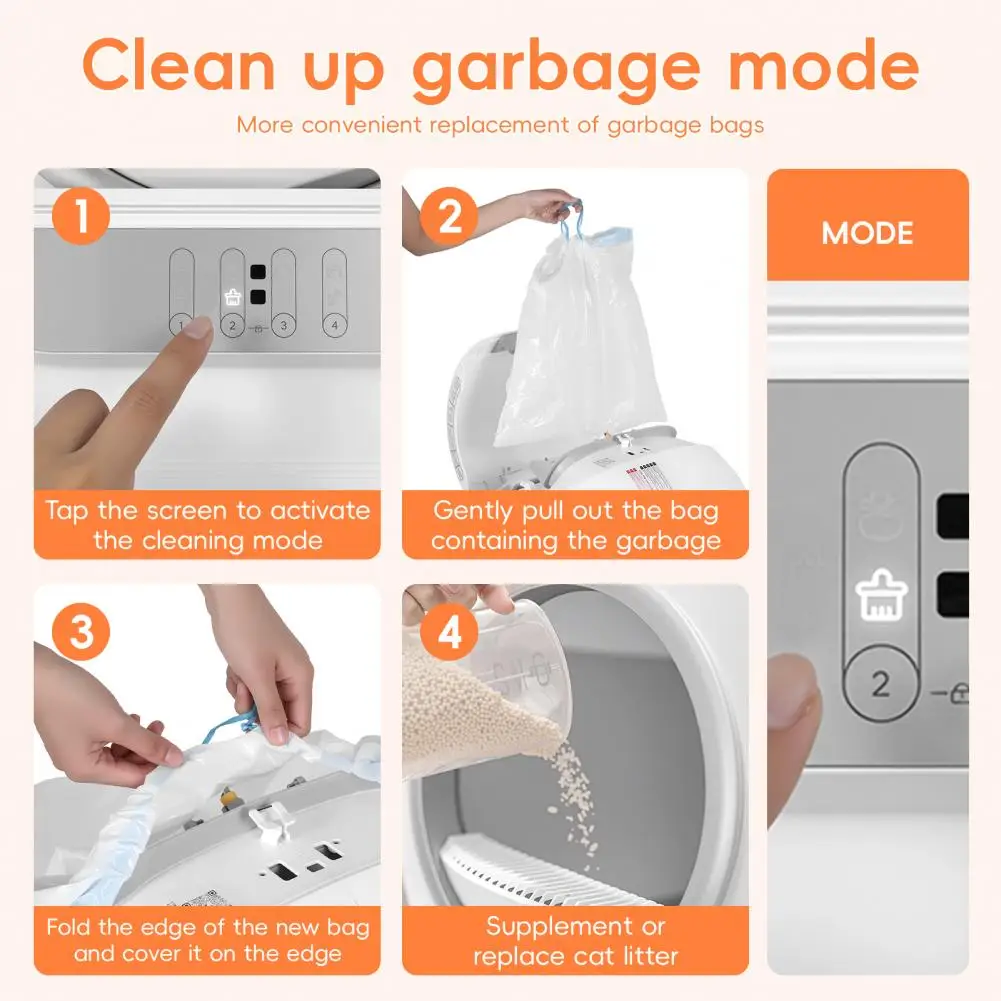 Automatic Self-cleaning Cat Litter Box With Smart Wifi App Control_voghion.com