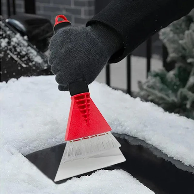 Snow Cleaner For Car Car Ice Remover With Ergonomic Foam Grip Windshield  Cleaning Tool To Remove Snow Frost And Ice For Car - AliExpress
