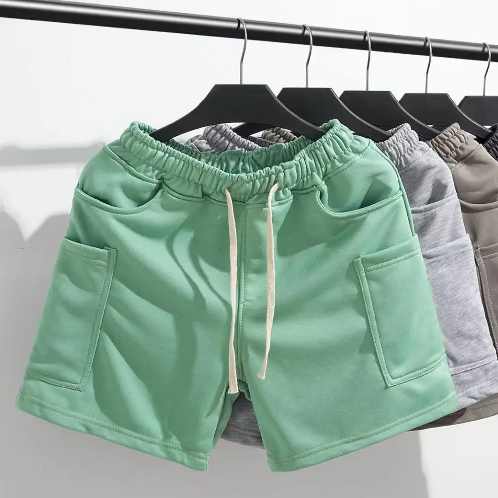 

Adjustable Waistband Casual Shorts Men Daily Shorts Vintage Cargo Shorts Stylish Functional Men's Summer Shorts with Multiple