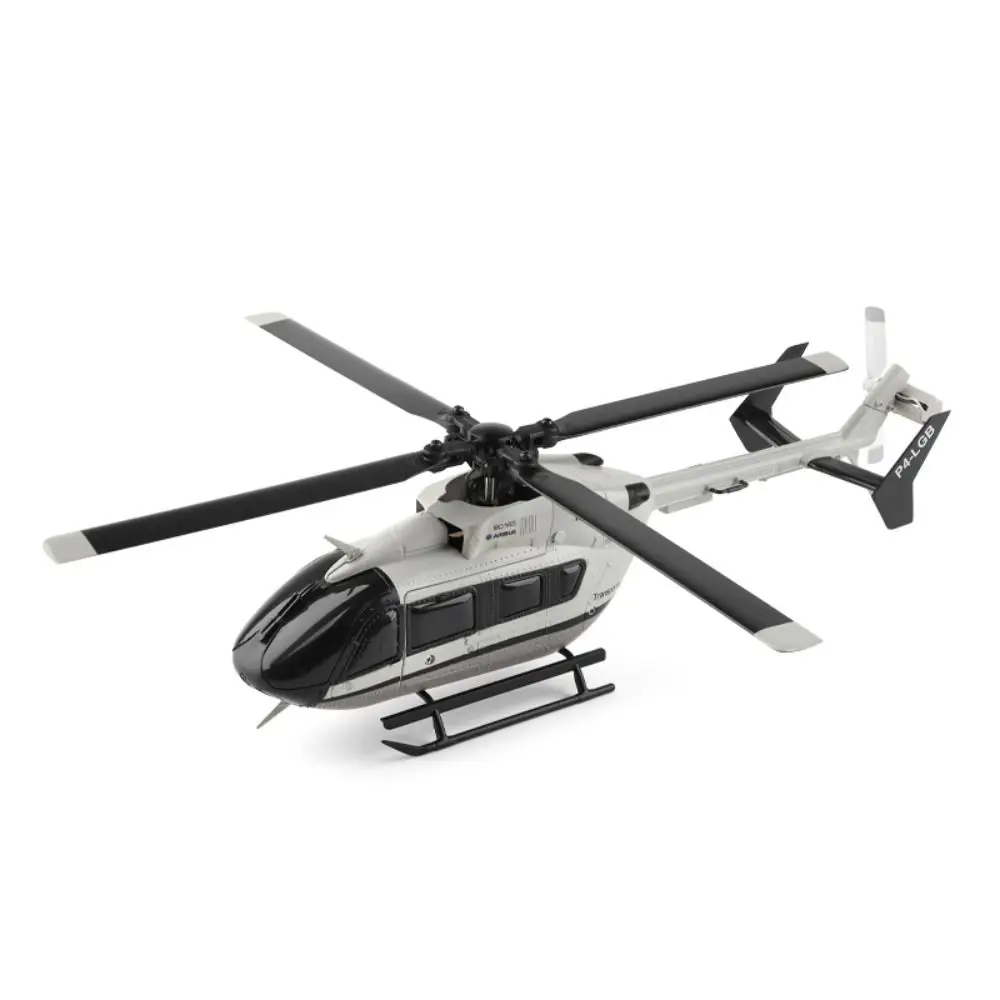 새로운 플라스틱 K160 RC 헬리콥터 회색 4.0CH 비행 헬리콥터 충전식 USB 충전 원격 조종 비행기 성인용
