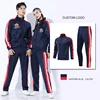 Custom Men Jacket Tracksuit Casual Sports Suit print logo Men's Set Autumn  Two Pieces Set Mens Sportswear Plus Pants Suit 3