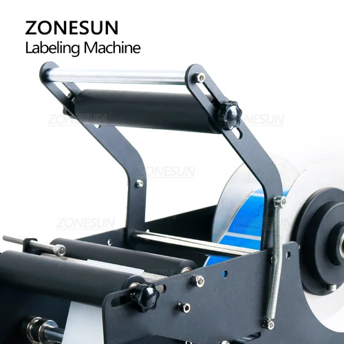 ZONESUN ZS-TB50SM 라벨 부착기, 전기 라벨링 기계, 원형 원통형 유리 플라스틱 병, 양철 캔 스티커 4