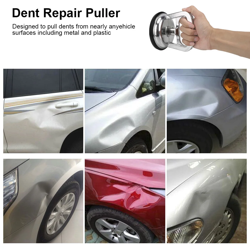 Ferramentas de reparo Dent Strong Suction Cup Car Body, Tamanho grande Manual Dent Repair Kits, Acessórios do carro, Metal