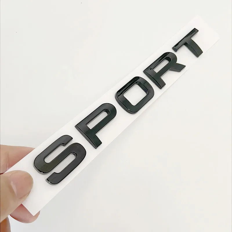 랜드로버 디스커버리 이보크 레인지로버 L494 L320 스포츠 스티커 액세서리용 3D ABS 스포츠 레터 엠블럼 자동차 리어 트렁크 배지