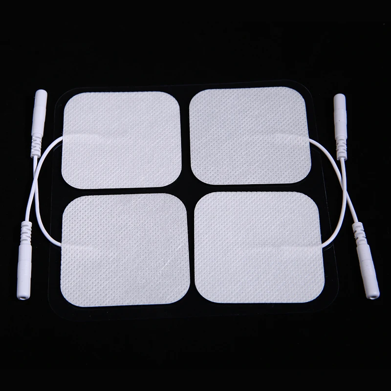 Novo eletrodo massagem pad 12pcs com plugue