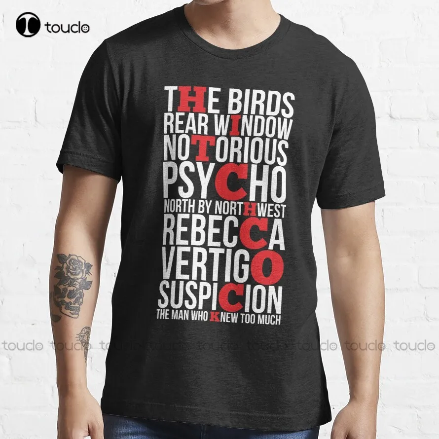 

Alfred Hitchcock T-Shirt Christian Tshirts Women Custom Aldult Teen Unisex Digital Printing Tee Shirt Xs-5Xl Fashion Funny New