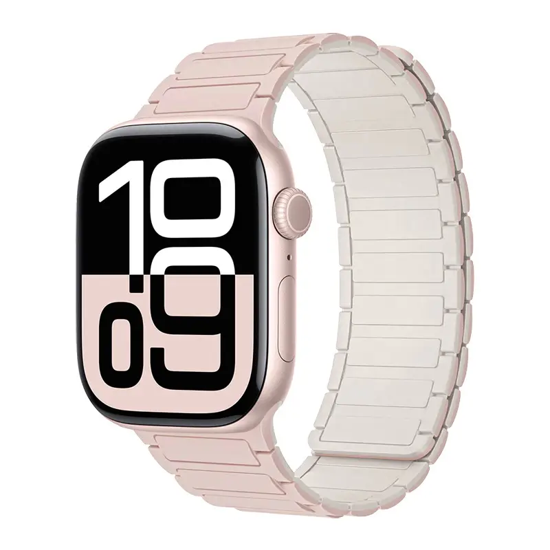 Magnetic Silicone Band for Apple Watch Ultra 3 2 49mm 46mm 42mm 45mm 44mm 40 41mm Strap IWatch Series 11 10 9 8 7 6 SE Bracelet - Image 15