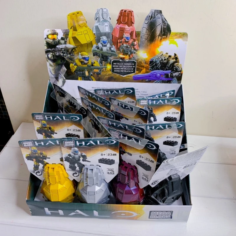 Haloinfinte Halos Heroes Mega Construcx Blocks Spartan Yoroi Kovan Agryna Brute Chieftain Ik'Novus Action Figures Giocattoli Da Gioco Per Bambini