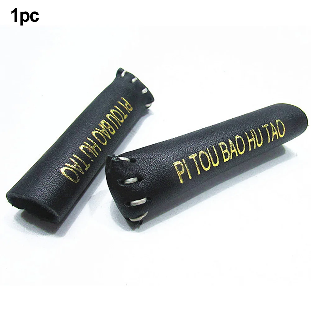 1pcs Snooker Billiard Cue Tip Head Protective Leather Cover Cue Head Protector Sturdy Outdoor Sports Accessories 65*15mm