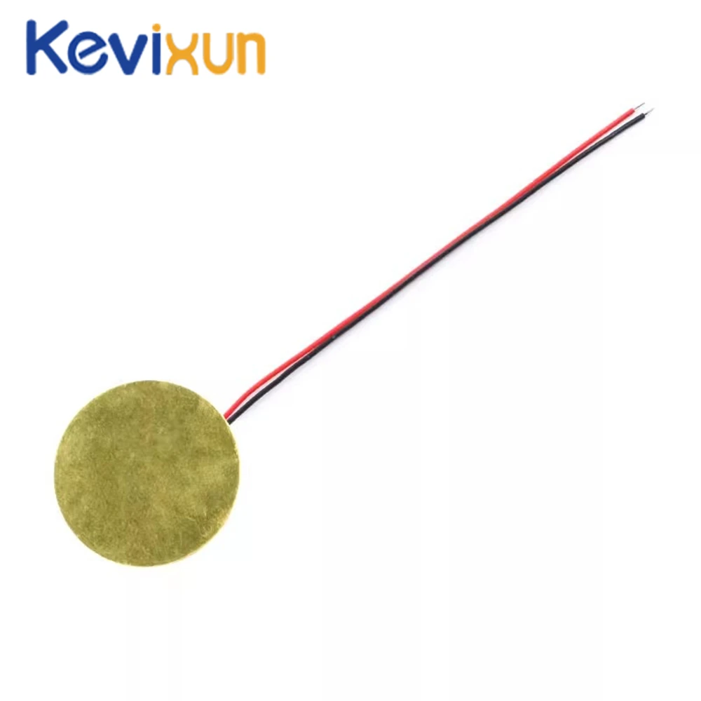 10pcs Piezoelectric Piezo Ceramic Wafer Plate Sounder Sensor Dia 12MM/15MM/18MM/20MM/27MM/35MM/50MM For Buzzer Loudspeaker wire