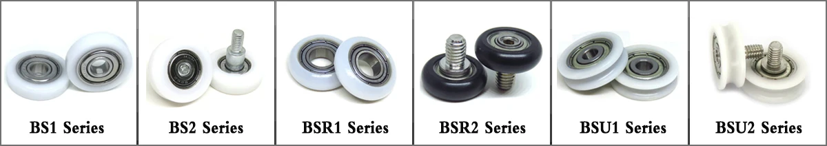 Description Picture 3 of item1pcs 8x40x30 Nylon Roller With Bearing BST69840-30 Polyoxymethyle Wheel Flat Belt Idler 8*40*30 POM Hard Plastic Bearing Pulley