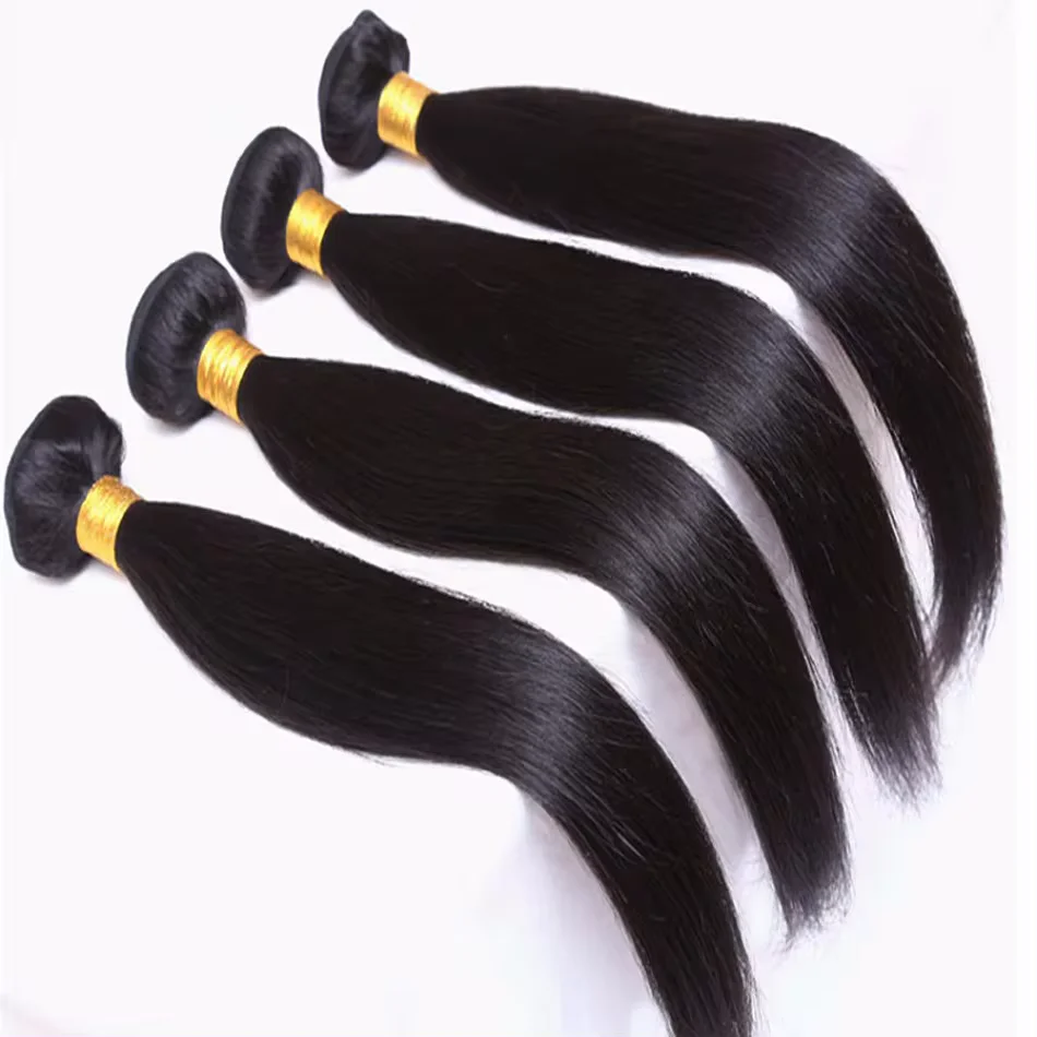 BPHW 12A Straight Human Hair Bundles 1/3/4 Pieces Natural Color for Black Women Remy Hair Extensions human hair wigs,human hair bundles