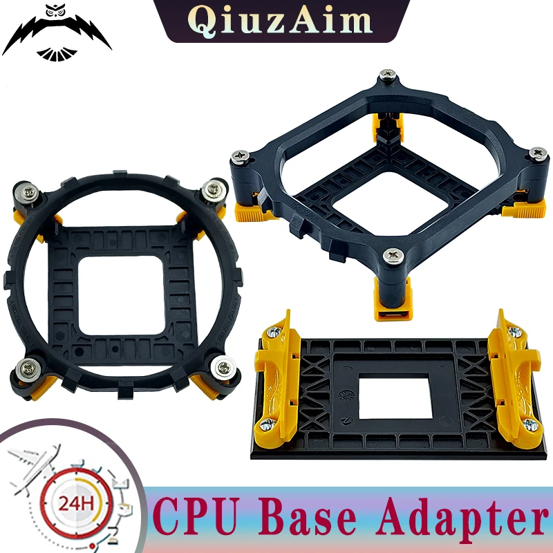 CPU Base Adapter PC Cooler Bracket Compatible Intel i5 i7 i9 x79 x99 AMD Series for LGA115x/1200/1700/18xx/2011/2066/FM2/AM3/AM4