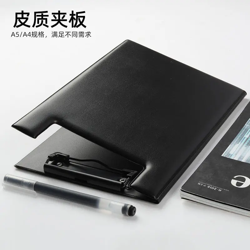 Stationery Writing Board Nurse Clipboard Leather Splint A4 A5 Signature Board Writing Pad writing clipboard transparent clipboard business folder clipboard holder