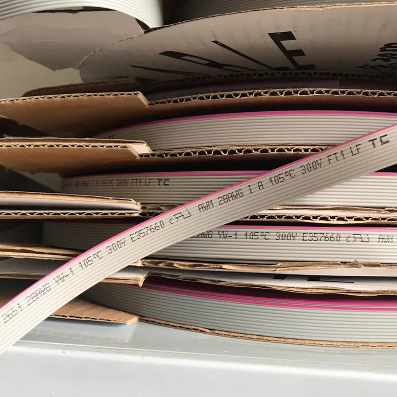 Câble De Données Plat Gris 2/5M 1.27mm 10 14 16 20 26 30 34