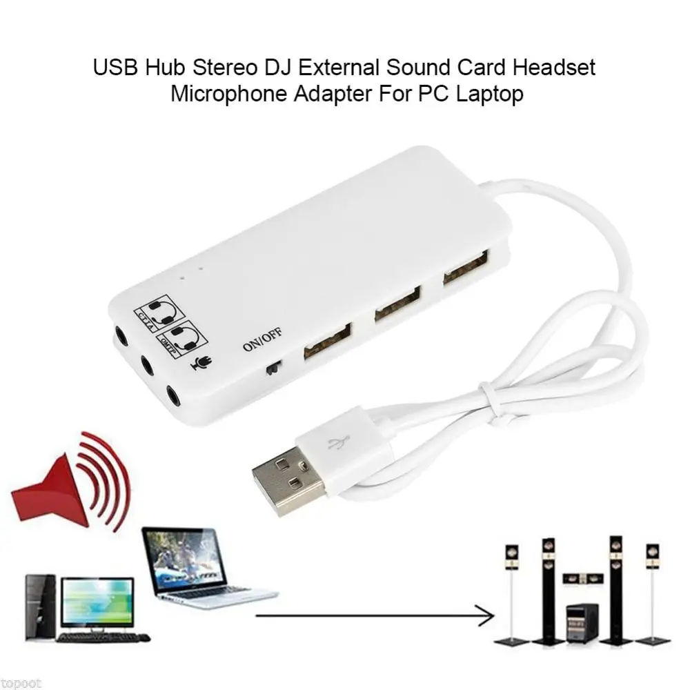 휴대용 3포트 USB 2.0 USB 2.0 허브 7.1CH 플러그 앤 플레이 USB 2.0 분배기 포트 분배기 소형 장치