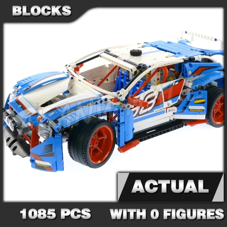 1085pcs-2in1-Rally-Car-Buggy-Sporty-blue-Bodywork-Low-profile-Tires ...